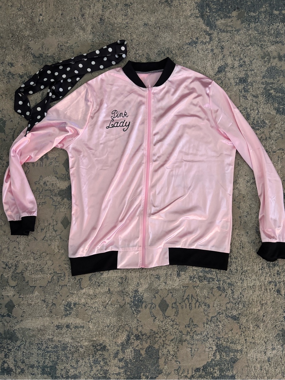 Pink Lady Women’s Satin Bomber Jacket